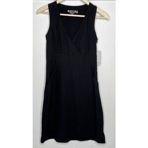 Soybu Sport Womens Dress Size XS Black Casual Sleeveless Athletic w/Pockets-NEW